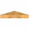 Ekena Millwork Portland Rough Sawn Timber Gable Bracket, Western Red Cedar, 36"W x 7"H x 4"D x 6"F, 5/12 Pitch GBW036X07X0406POR00RWR - alternate 5